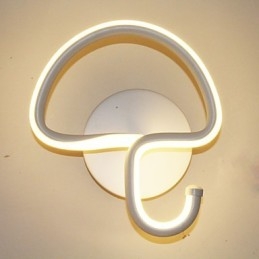 Nowoczesna minimalistyczna lampa sypialniana lampka nocna korytarze hotelowe oświetlenie projektu aluminiowa okrągła lampa ścienna