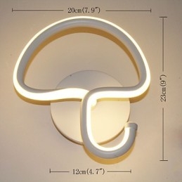 Nowoczesna minimalistyczna lampa sypialniana lampka nocna korytarze hotelowe oświetlenie projektu aluminiowa okrągła lampa ścienna