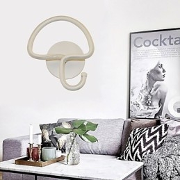 Nowoczesna minimalistyczna lampa sypialniana lampka nocna korytarze hotelowe oświetlenie projektu aluminiowa okrągła lampa ścienna
