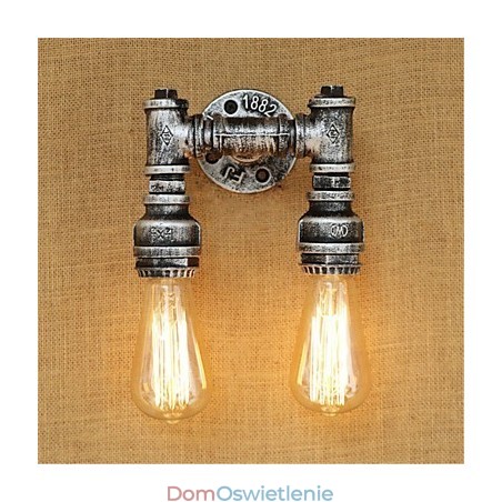 Rustykalny domek wiejski retro cecha malarska dla miniaturowych kinkietów ściennych z oświetleniem otoczenia