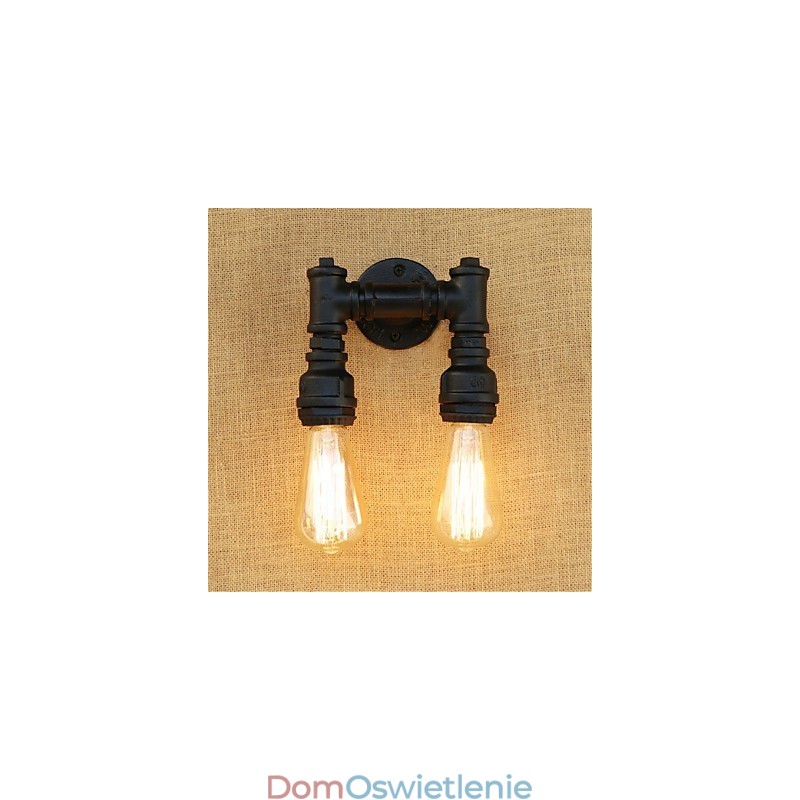 Rustykalny domek wiejski retro cecha malarska dla miniaturowych kinkietów ściennych z oświetleniem otoczenia