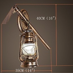 Cecha malowania rustykalnego domku dla kinkietów ściennych w stylu mini, kinkietów ściennych C