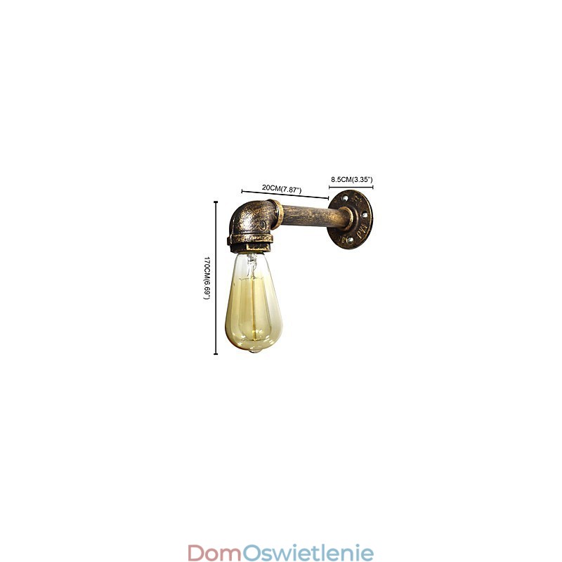 Rustykalny domek Tradycyjny Klasyczny Antyczny Mosiądz Cecha dla Ambient Light Kinkiety Ścienne Lampa Ścienna