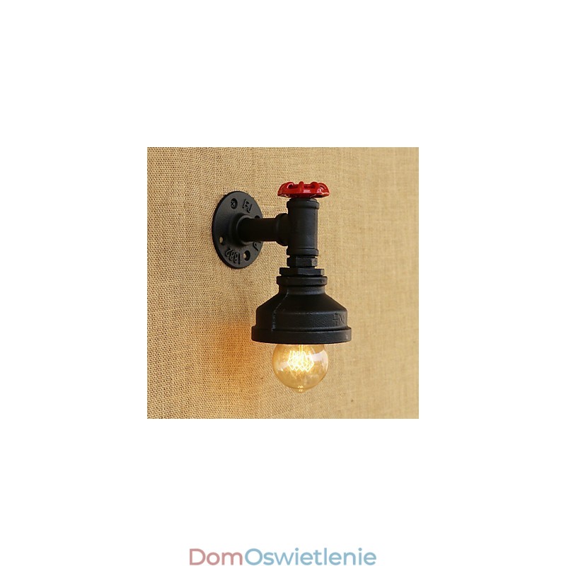 Cecha malowania w stylu retro w stylu wiejskim do kinkietów ściennych z oświetleniem otoczenia