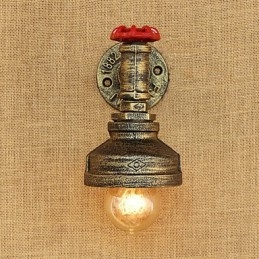 Cecha malowania w stylu retro w stylu wiejskim do kinkietów ściennych z oświetleniem otoczenia