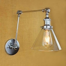 Wiejski retro galwanizowany element do miniaturowych lamp z wysięgnikiem do ochrony oczu
