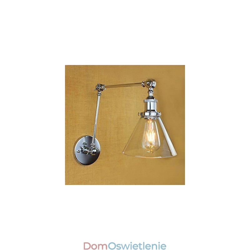 Wiejski retro galwanizowany element do miniaturowych lamp z wysięgnikiem do ochrony oczu