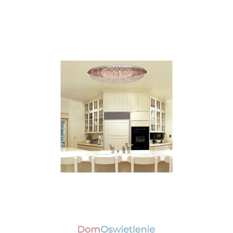 Nowoczesny współczesny kryształowy chromowany metalowy uchwyt ścienny