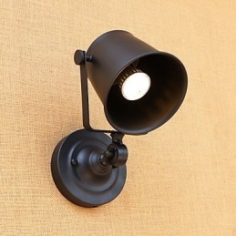 Rustykalny domek wiejski retro malowanie cecha miniaturowego stylu ochrona oczu ściana światła otoczenia