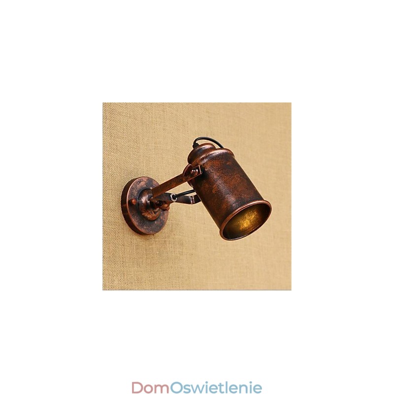 Rustykalny domek wiejski retro malowanie cecha miniaturowego stylu ochrona oczu ściana światła otoczenia