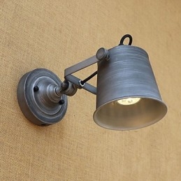 Rustykalny domek wiejski retro malowanie cecha miniaturowego stylu ochrona oczu ściana światła otoczenia