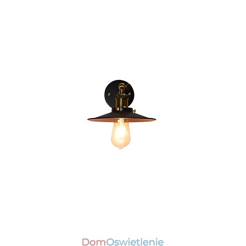 Maluj pojedynczą ścianę Żelazna lampa ścienna Głupia czarna lampa miecza świetlnego na ścianie