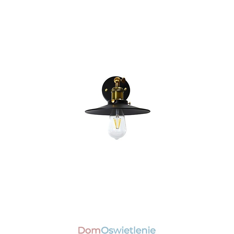 Maluj pojedynczą ścianę Żelazna lampa ścienna Głupia czarna lampa miecza świetlnego na ścianie
