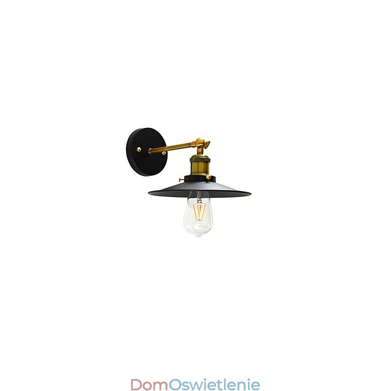 Maluj pojedynczą ścianę Żelazna lampa ścienna Głupia czarna lampa miecza świetlnego na ścianie