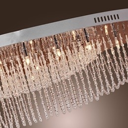 Nowoczesny współczesny kryształowy chromowany metalowy uchwyt ścienny