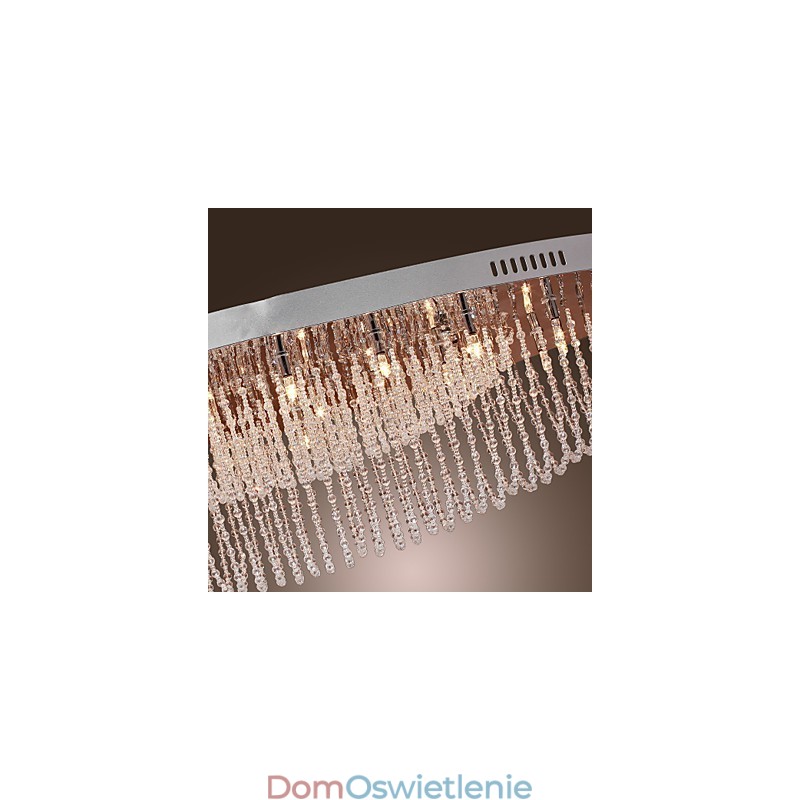 Nowoczesny współczesny kryształowy chromowany metalowy uchwyt ścienny