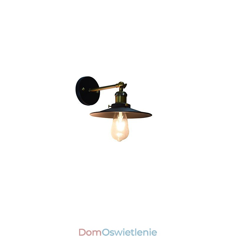 Maluj pojedynczą ścianę Żelazna lampa ścienna Głupia czarna lampa miecza świetlnego na ścianie