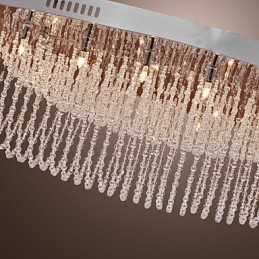 Nowoczesny współczesny kryształowy chromowany metalowy uchwyt ścienny