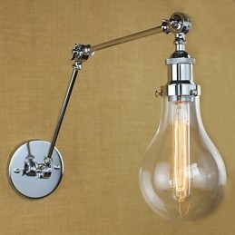 Wiejski retro galwanizowany element do miniaturowych lamp z wysięgnikiem do ochrony oczu