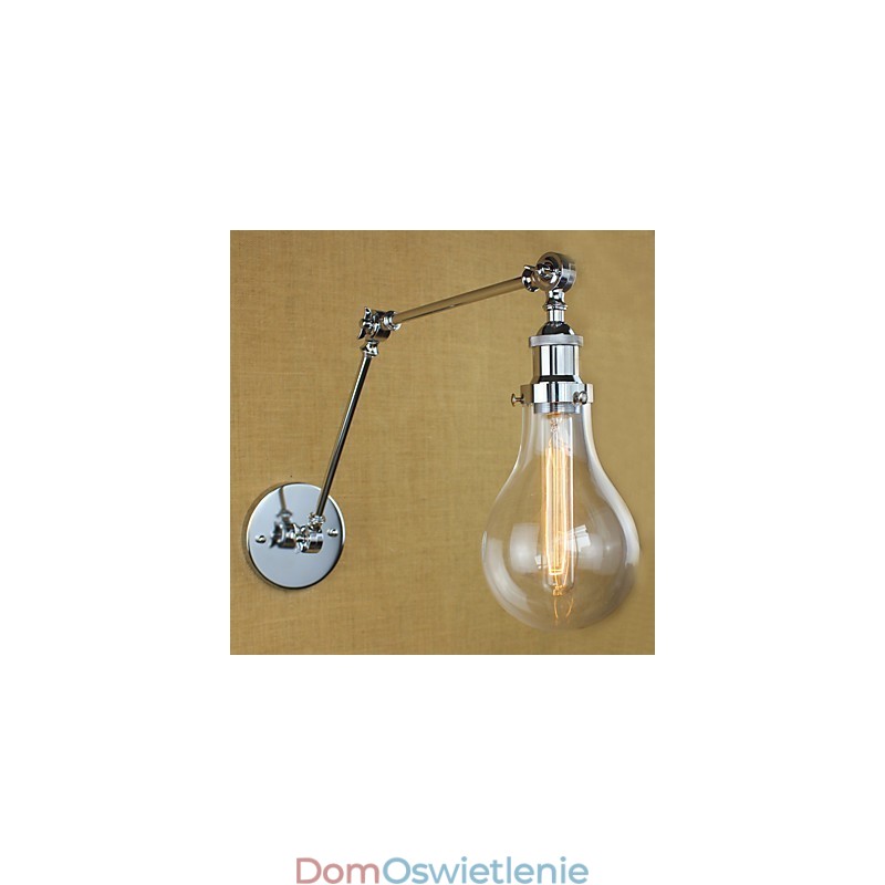 Wiejski retro galwanizowany element do miniaturowych lamp z wysięgnikiem do ochrony oczu
