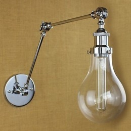 Wiejski retro galwanizowany element do miniaturowych lamp z wysięgnikiem do ochrony oczu