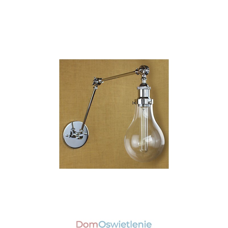 Wiejski retro galwanizowany element do miniaturowych lamp z wysięgnikiem do ochrony oczu
