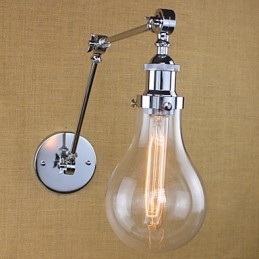 Wiejski retro galwanizowany element do miniaturowych lamp z wysięgnikiem do ochrony oczu