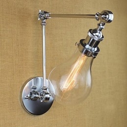 Wiejski retro galwanizowany element do miniaturowych lamp z wysięgnikiem do ochrony oczu