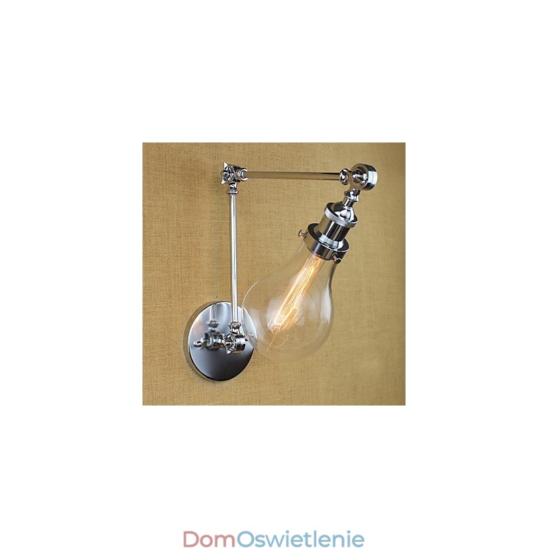 Wiejski retro galwanizowany element do miniaturowych lamp z wysięgnikiem do ochrony oczu