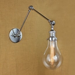 Wiejski retro galwanizowany element do miniaturowych lamp z wysięgnikiem do ochrony oczu