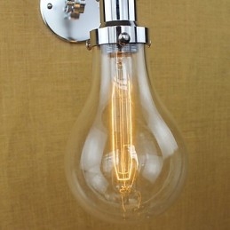 Wiejski retro galwanizowany element do miniaturowych lamp z wysięgnikiem do ochrony oczu