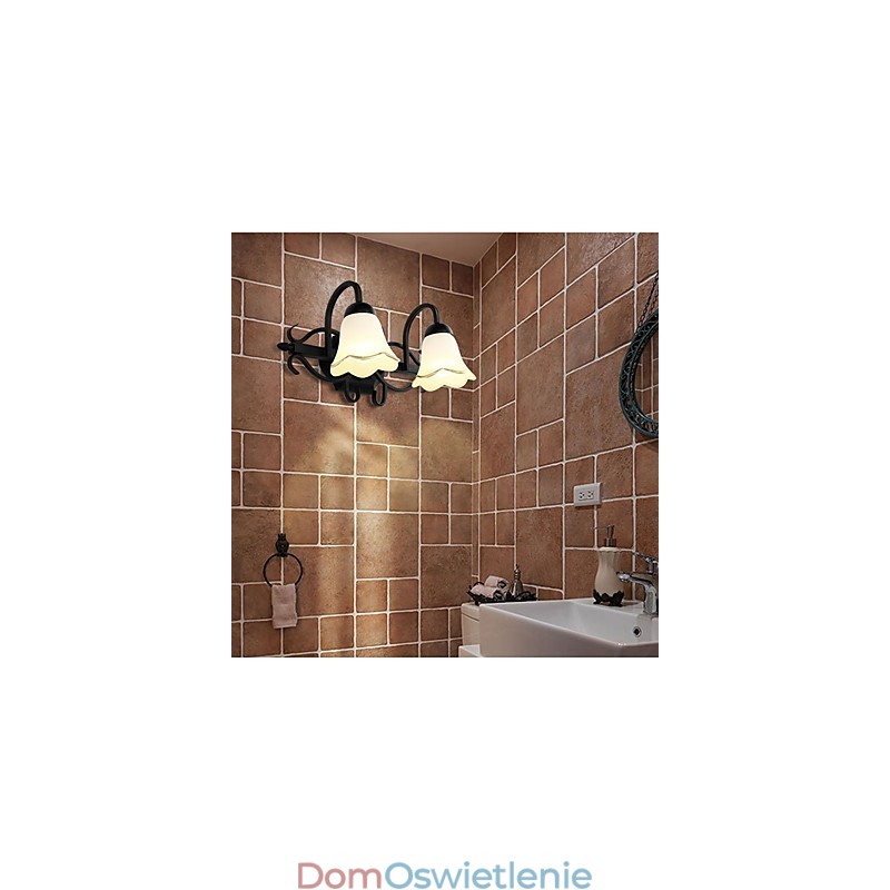 Rustykalna cecha galwanizowana Lodge do oświetlenia łazienkowego Downlight Wall Light