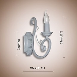 Lampa świeca Lampa nocna Lampa ścienna Żelazny korytarz Kreatywna duszpasterska lampa lustrzana