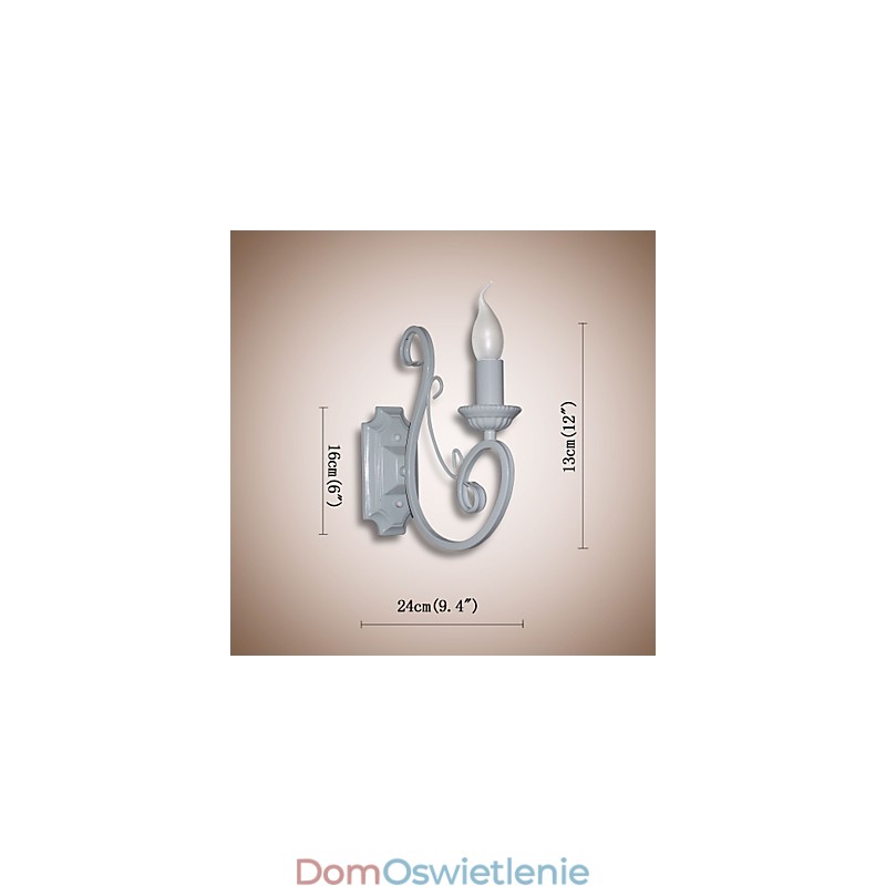 Lampa świeca Lampa nocna Lampa ścienna Żelazny korytarz Kreatywna duszpasterska lampa lustrzana