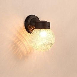 Nowoczesne, współczesne wykończenie z czarnego tlenku dla kinkietów ściennych w stylu mini Ambient Light