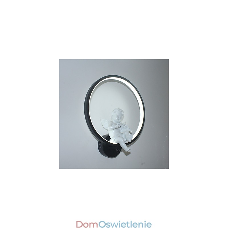 Nowoczesna lampa ścienna kreatywna osobowość lampa designerska anioł dekoracja lampa aluminiowa zintegrowana lampa ścienna korytarzowa