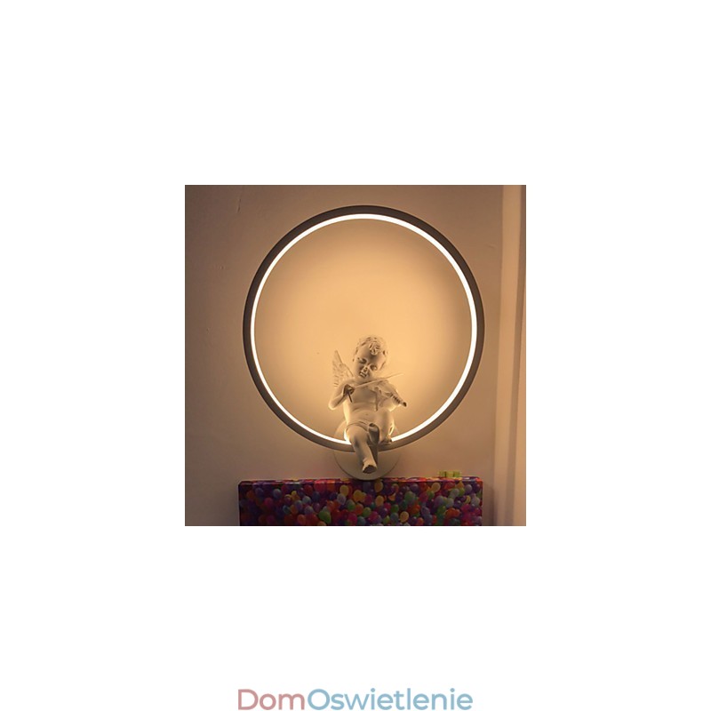 Nowoczesna lampa ścienna kreatywna osobowość lampa designerska anioł dekoracja lampa aluminiowa zintegrowana lampa ścienna korytarzowa