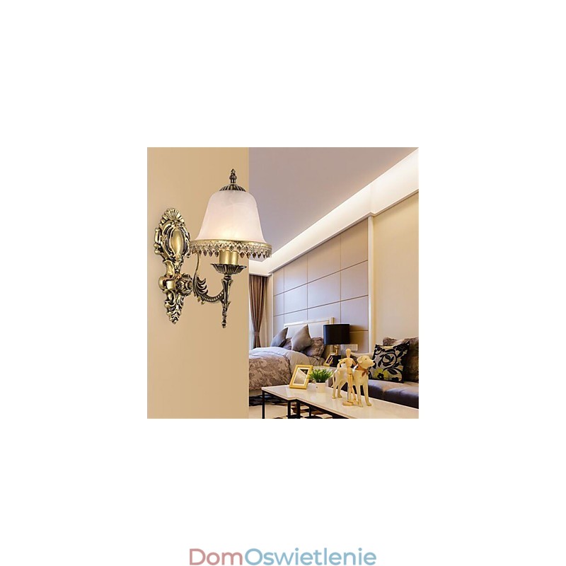 Nowoczesna, współczesna, galwanizowana cecha dla miniaturowych lamp ściennych chroniących oczy