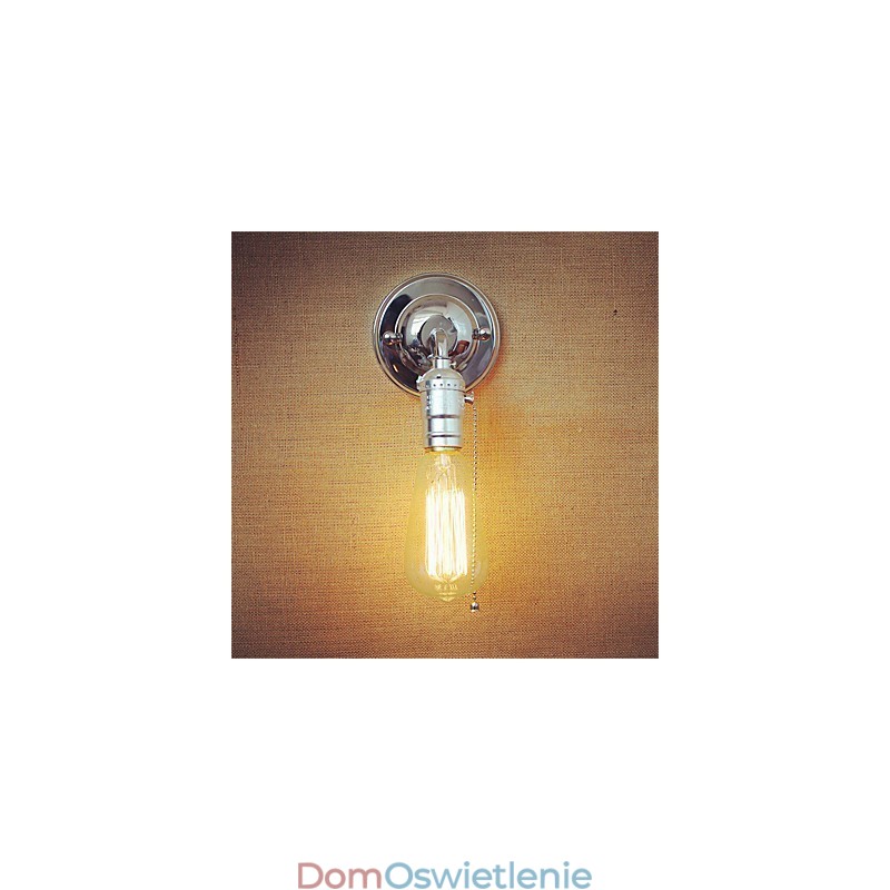 Retro Loft Edison Kinkiet Sypialnia Kinkiety Do Domu Góra Dół Rustykalny Industrial Pojedyncza Głowica Korytarz Pokój Dzienny Mini Dekoracja Ścienna