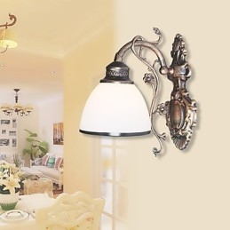 Prosta amerykańska lampa ścienna Lampa nocna Salon Dekoracyjna lampa Kute żelazo Europejski styl Kreatywna lampa ścienna