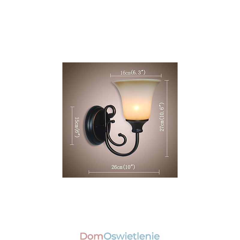 Antyczna lampa ścienna Lampa nocna do sypialni Lampa ścienna na korytarz, schody Lampa ścienna do salonu w stylu retro
