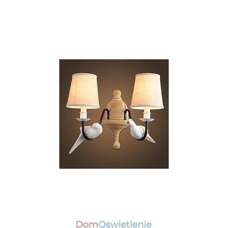 Rustykalny domek Prosty zabytkowy obraz Cecha Ambient Light Kinkiety ścienne Światło ścienne