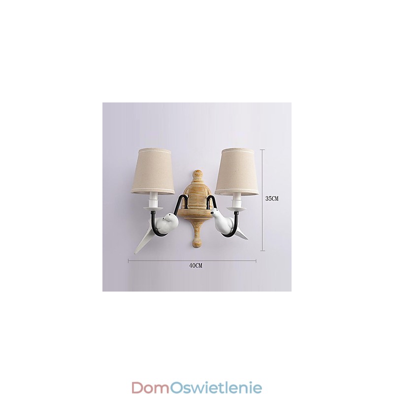 Rustykalny domek Prosty zabytkowy obraz Cecha Ambient Light Kinkiety ścienne Światło ścienne