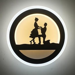 Lampa ozdobna przy łóżku Sypialnia Kreatywny salon Światło Lampa korytarzowa Nowoczesna minimalistyczna lampa ścienna