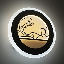 Nowoczesna minimalistyczna lampa ścienna do sypialni, lampka nocna, kreatywna lampa ścienna dla dzieci, osobowość, lampa schodowa, akryl