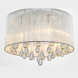 Lampa sufitowa nowoczesna kryształowa 4 światła