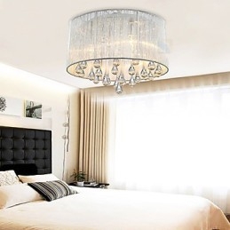 Lampa sufitowa nowoczesna kryształowa 4 światła