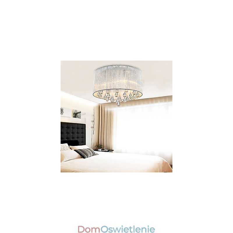 Lampa sufitowa nowoczesna kryształowa 4 światła