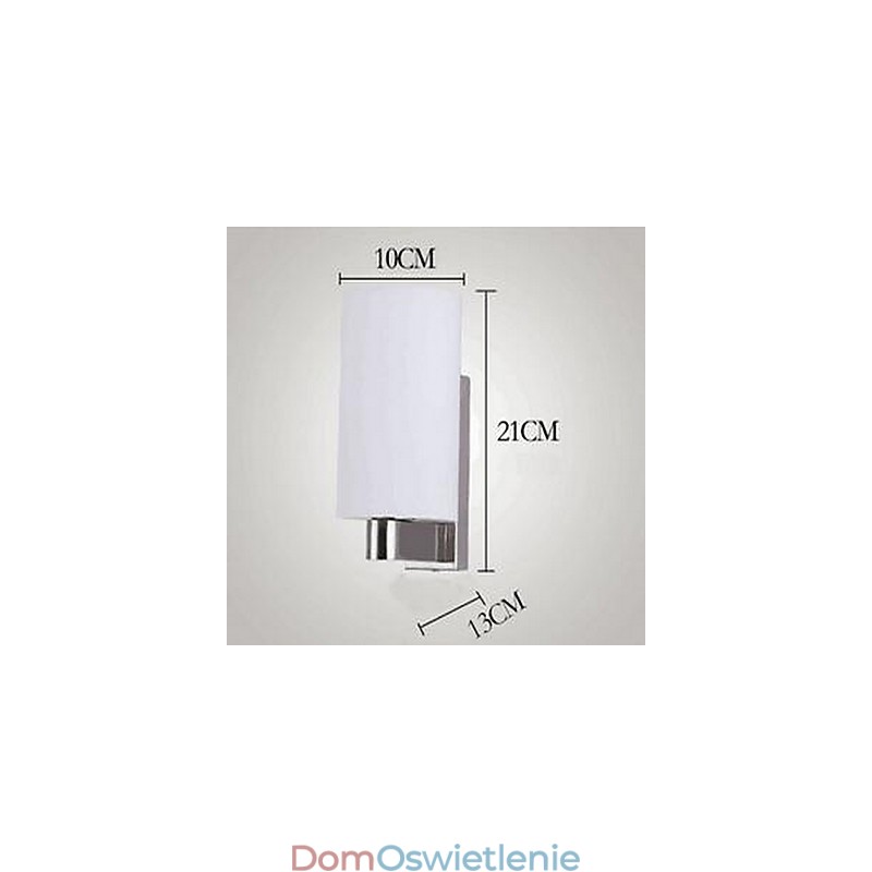 Nowoczesne współczesne galwanizowane kinkiety ścienne z oświetleniem górnym