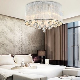 Lampa sufitowa nowoczesna kryształowa 4 światła